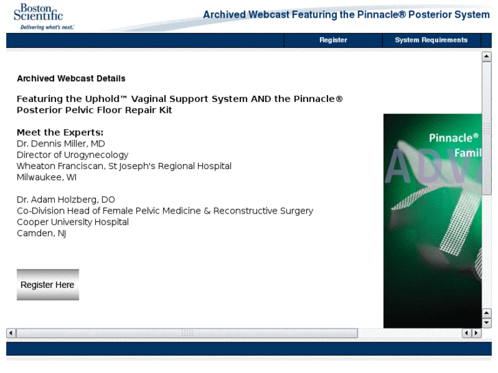 www.advancedpinnaclewebcast.com