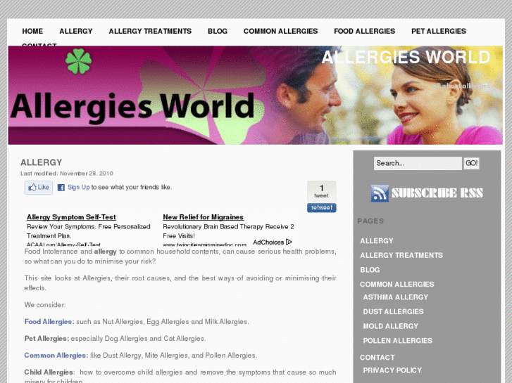 www.allergiesworld.net