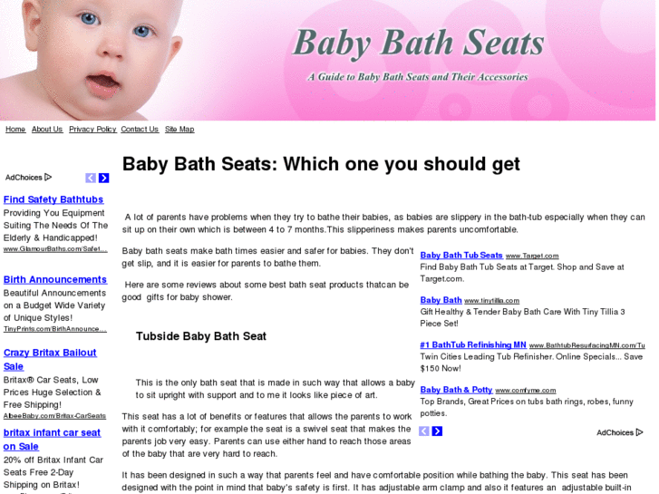 www.babybathseats.info