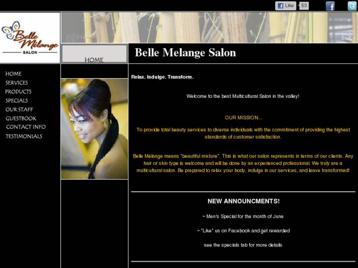 www.bellemelangesalon.com