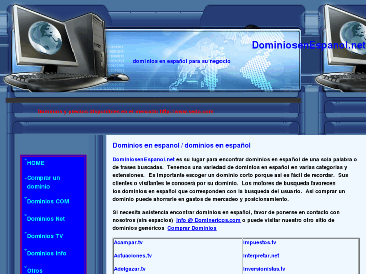 www.dominiosenespanol.net