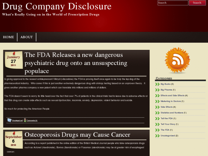 www.drugcompanydisclosure.com