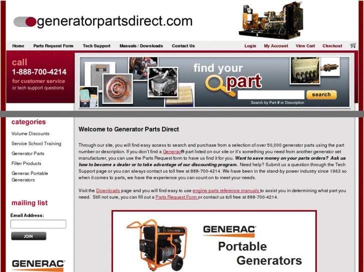 www.generatorpartsdirect.com