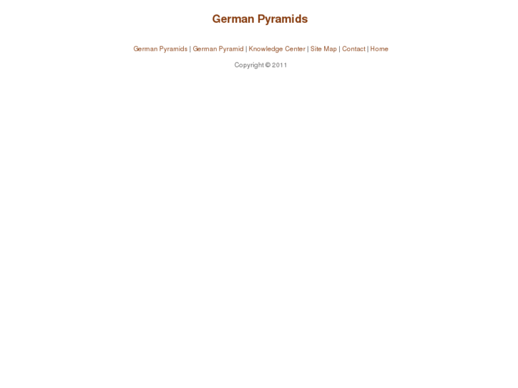 www.germanpyramids.net