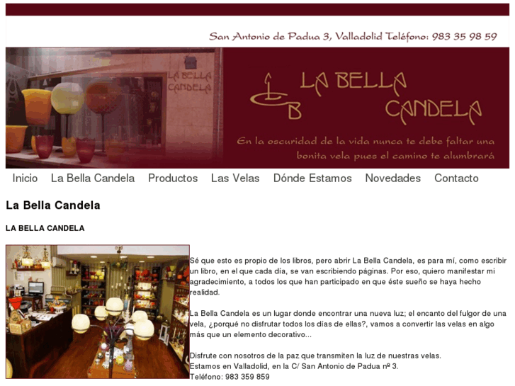 www.labellacandela.es