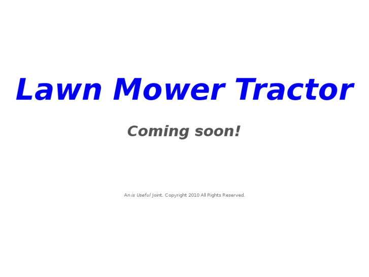 www.lawnmowertractor.biz