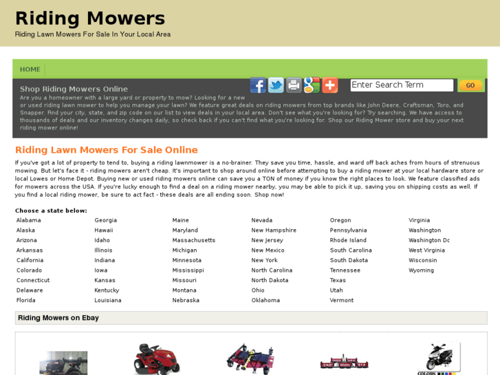 www.ridingmower.biz