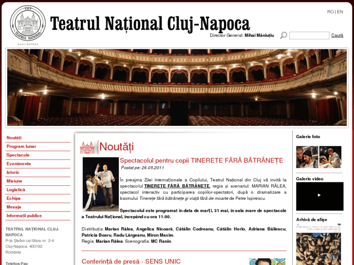 www.teatrulnationalcluj.ro