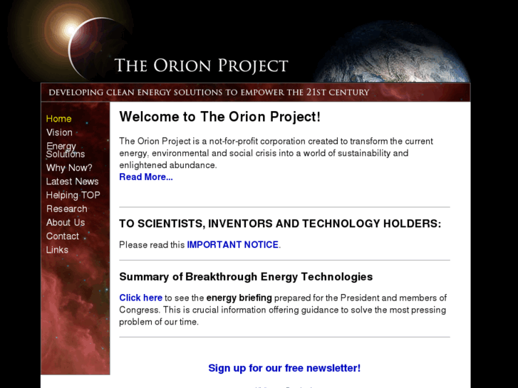 www.theorionproject.org