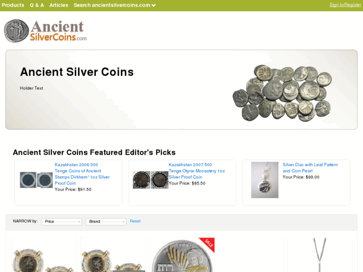 www.ancientsilvercoins.com