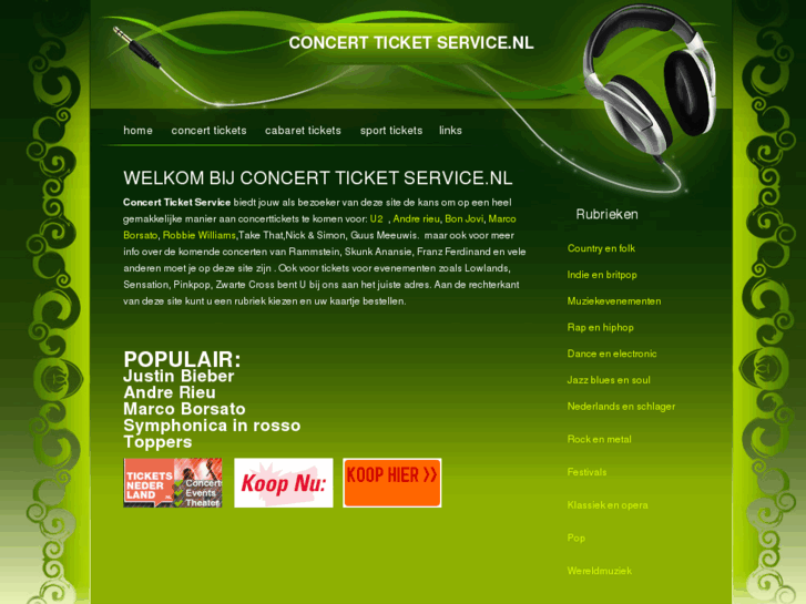 www.concertticketservice.nl