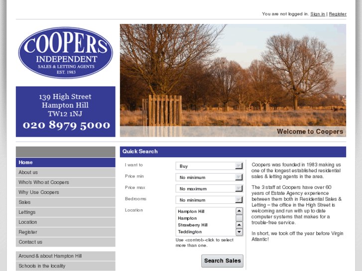 www.coopershamptonhill.co.uk