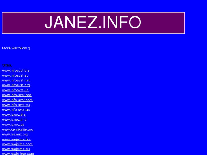 www.janez.info