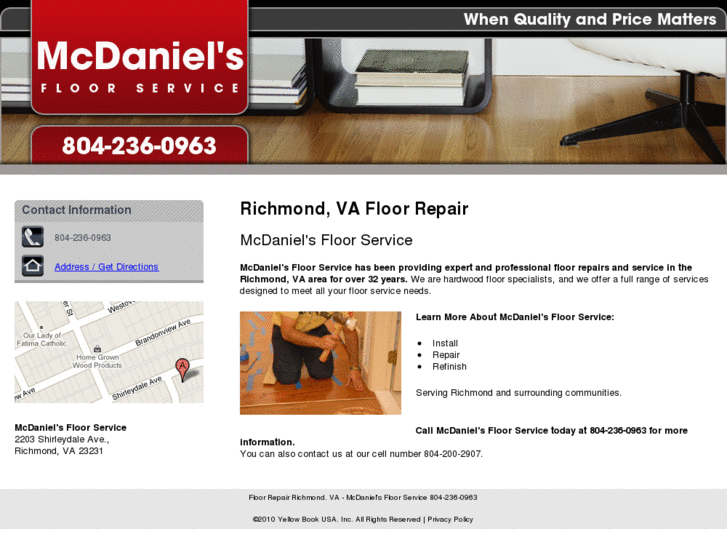 www.mcdanielsfloorservice.com