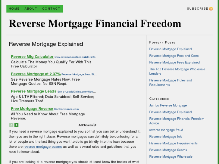 www.reversemortgagefinancialfreedom.net