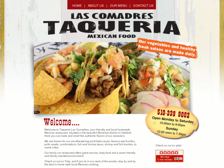 www.taquerialascomadres.com