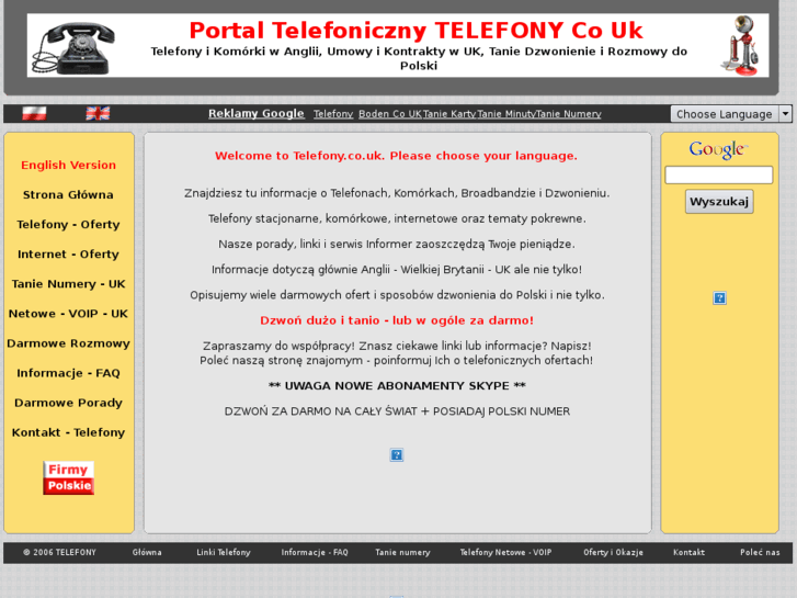 www.telefony.co.uk