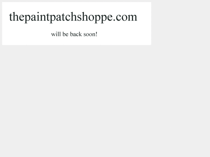 www.thepaintpatchshoppe.com