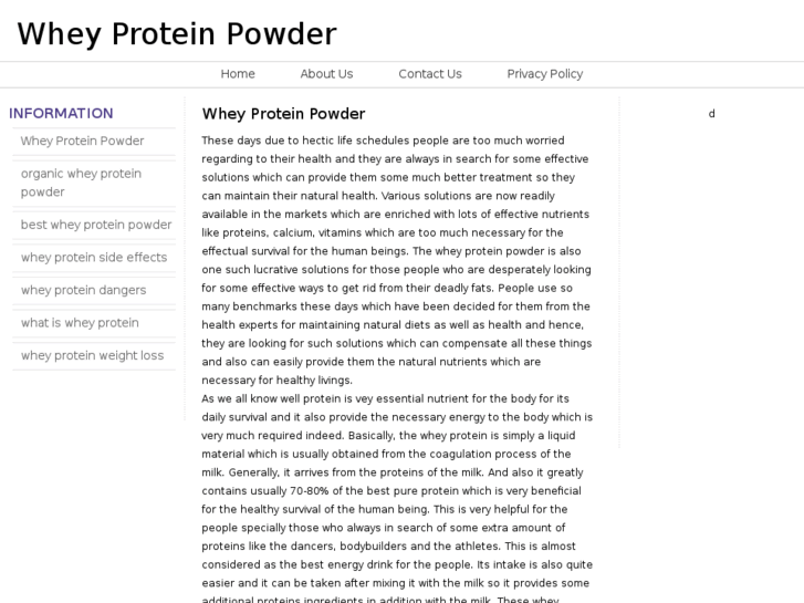 www.wheyproteinpowder.net