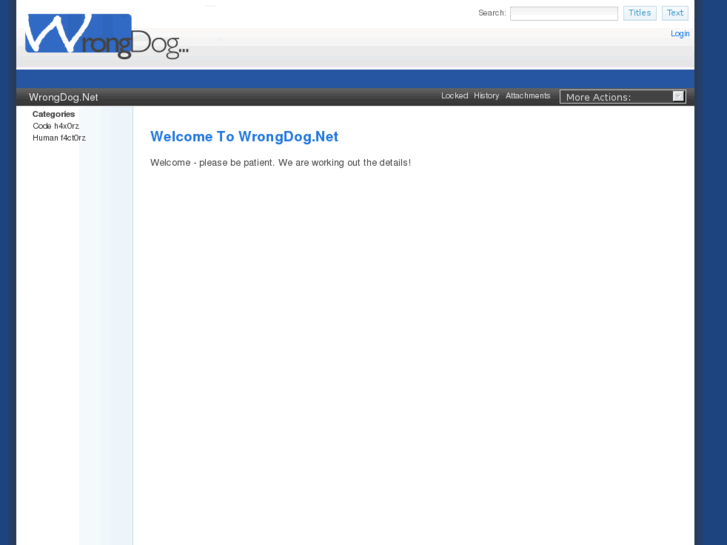www.wrongdog.net