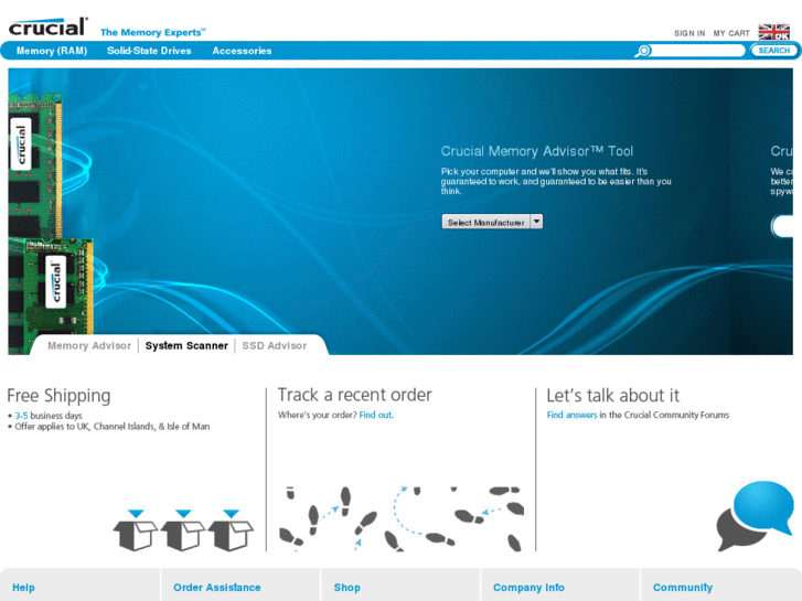 www.crucialmemory.co.uk