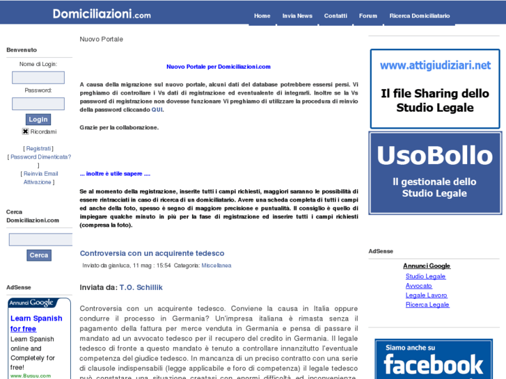 www.domiciliazioni.com