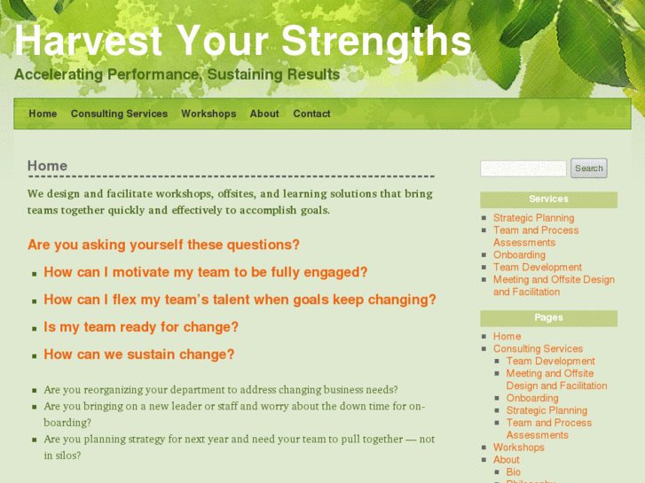 www.harvestyourstrengths.com