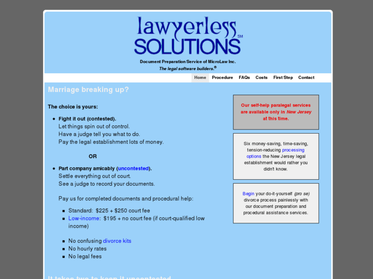 www.lawyerless.com