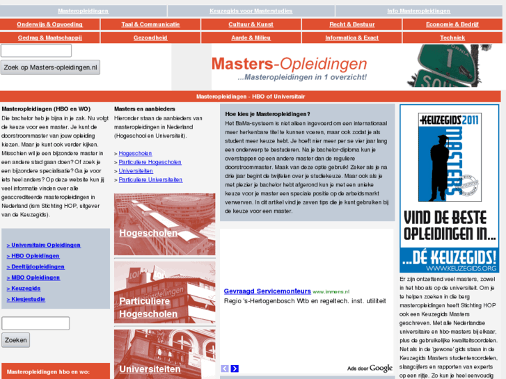 www.masters-opleidingen.nl