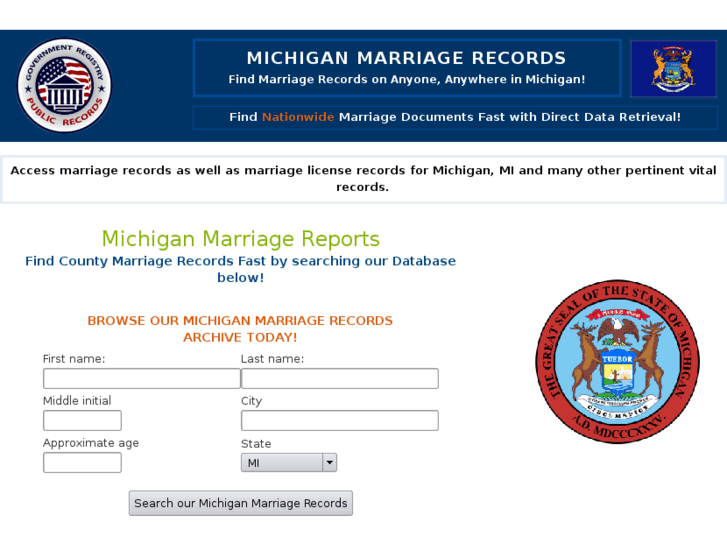 www.michigan-marriage-records.org