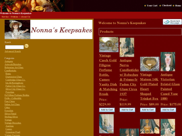 www.nonnaskeepsakes.com