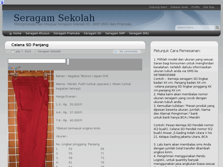 www.seragamsekolah.org