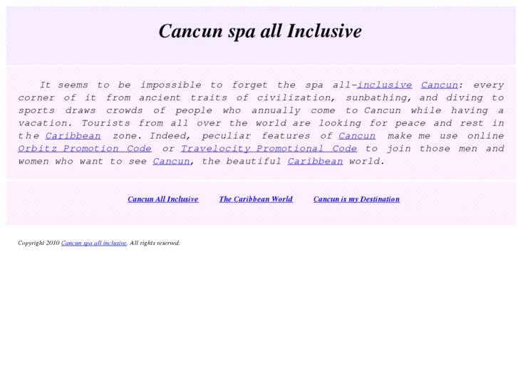 www.cancun-spa-all-inclusive.com