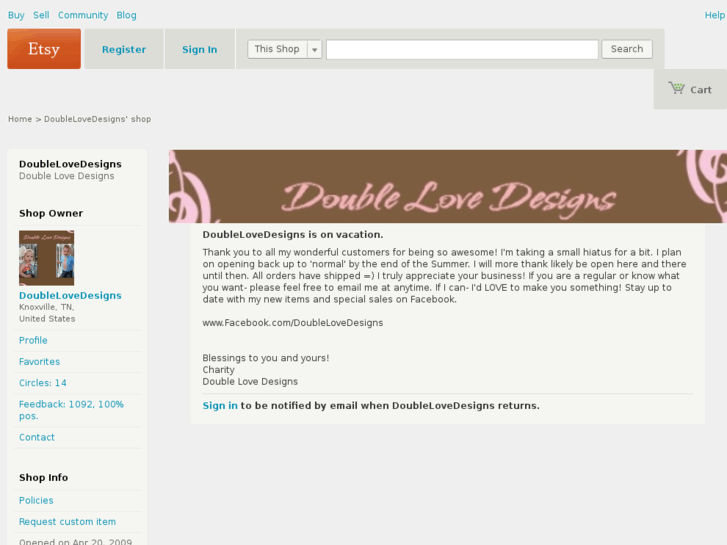 www.doublelovedesigns.com