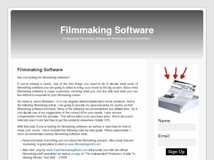 www.filmmakingsoftware.com