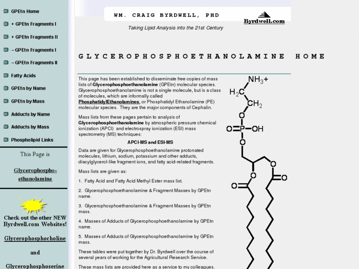 www.glycerophosphoethanolamine.com