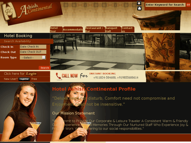 www.hotelashishcontinental.com