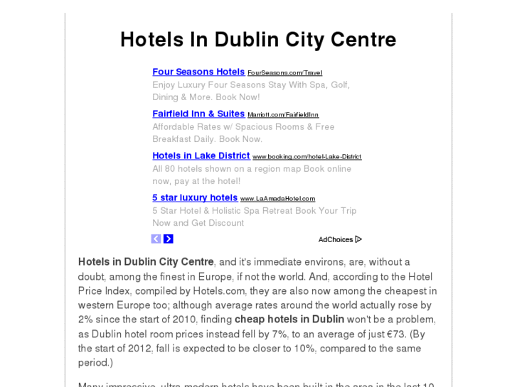 www.hotelsindublincitycentre.com