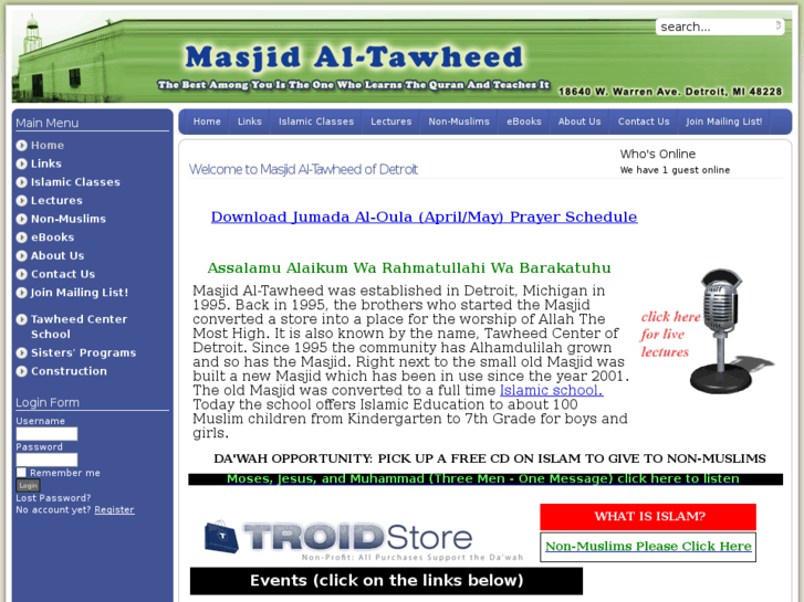 www.masjidtawheed.org