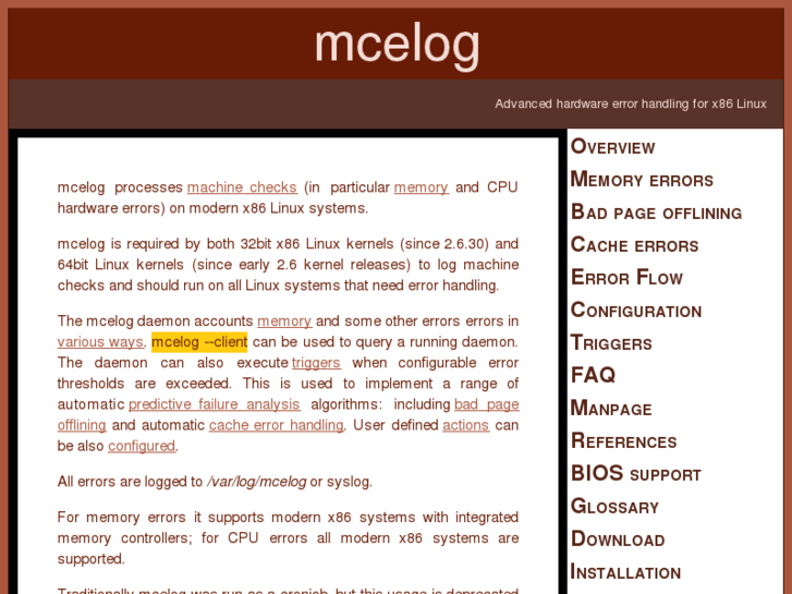 www.mcelog.org