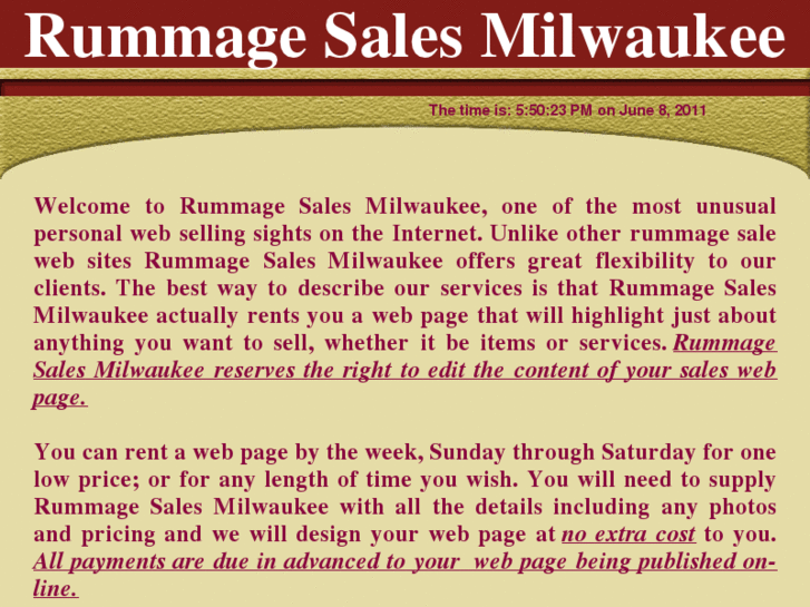 www.milwaukeerummagesales.com