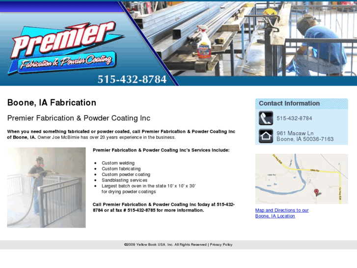 www.premierfabricatingpowdercoating.com