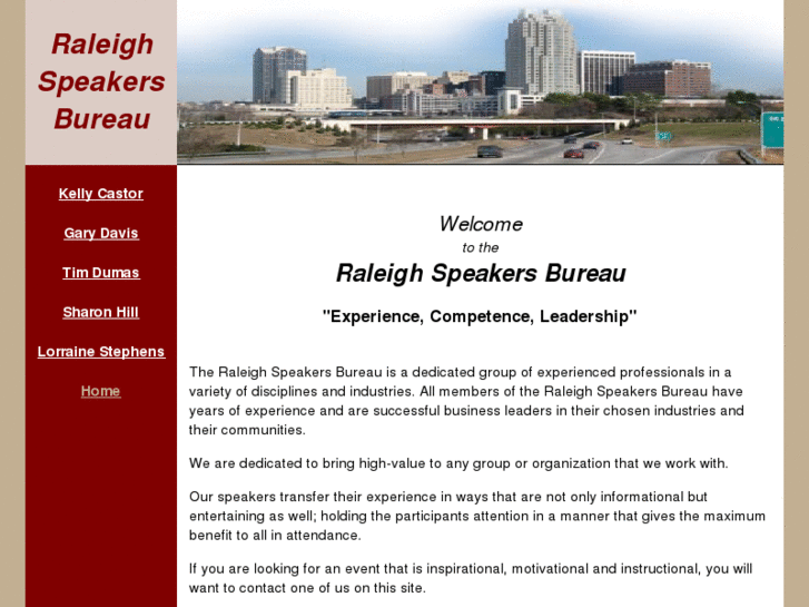 www.raleighspeakersbureau.com