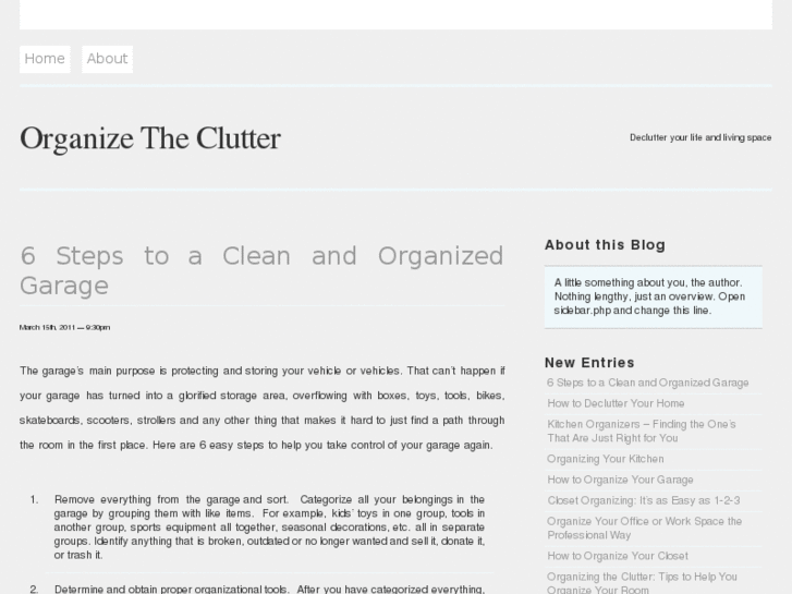 www.organizetheclutter.com