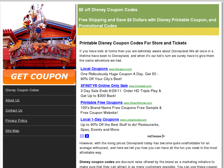 www.disneycouponcodes.com