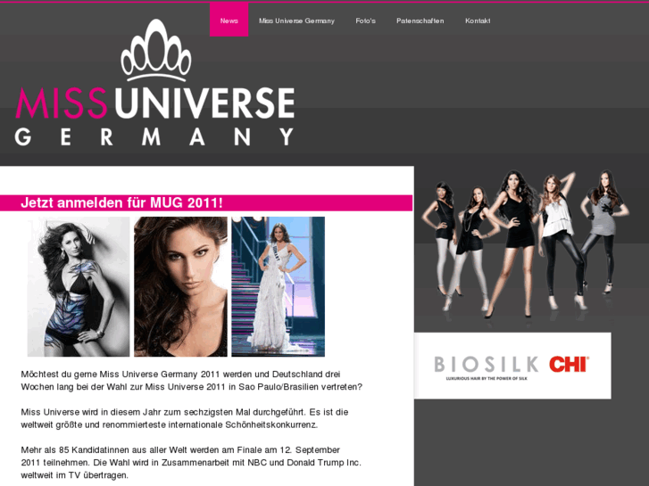 www.missuniversegermany.de