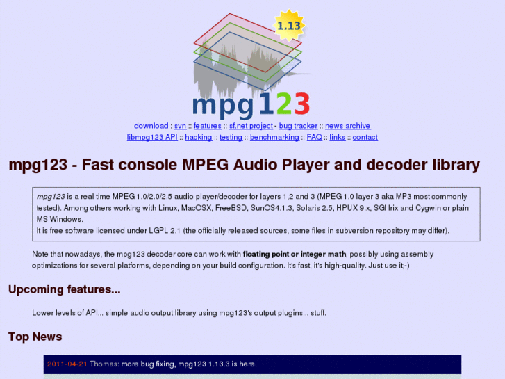 www.mpg123.net