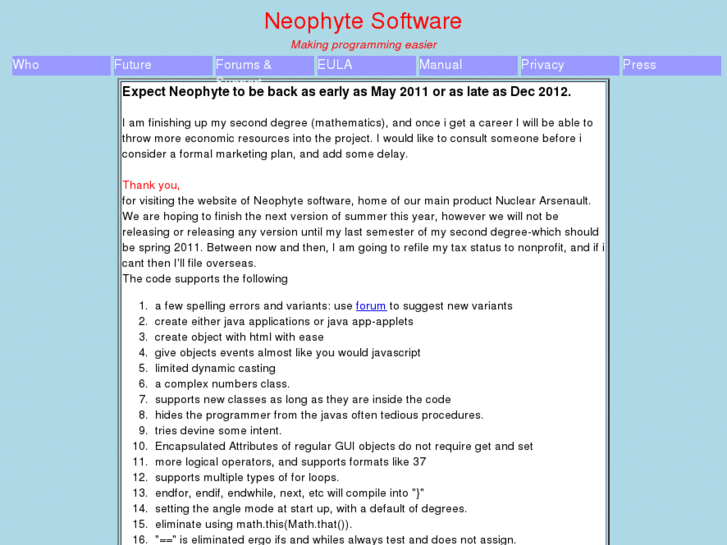 www.neophytesoftware.com