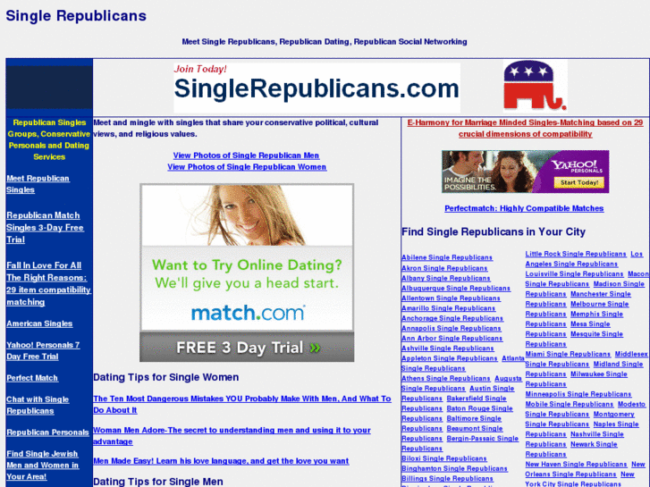 www.singlerepublicans.com