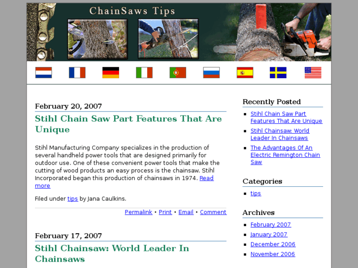 www.chainsawstips.com